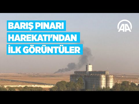 Barış Pınarı Harekatı'ndan ilk görüntüler