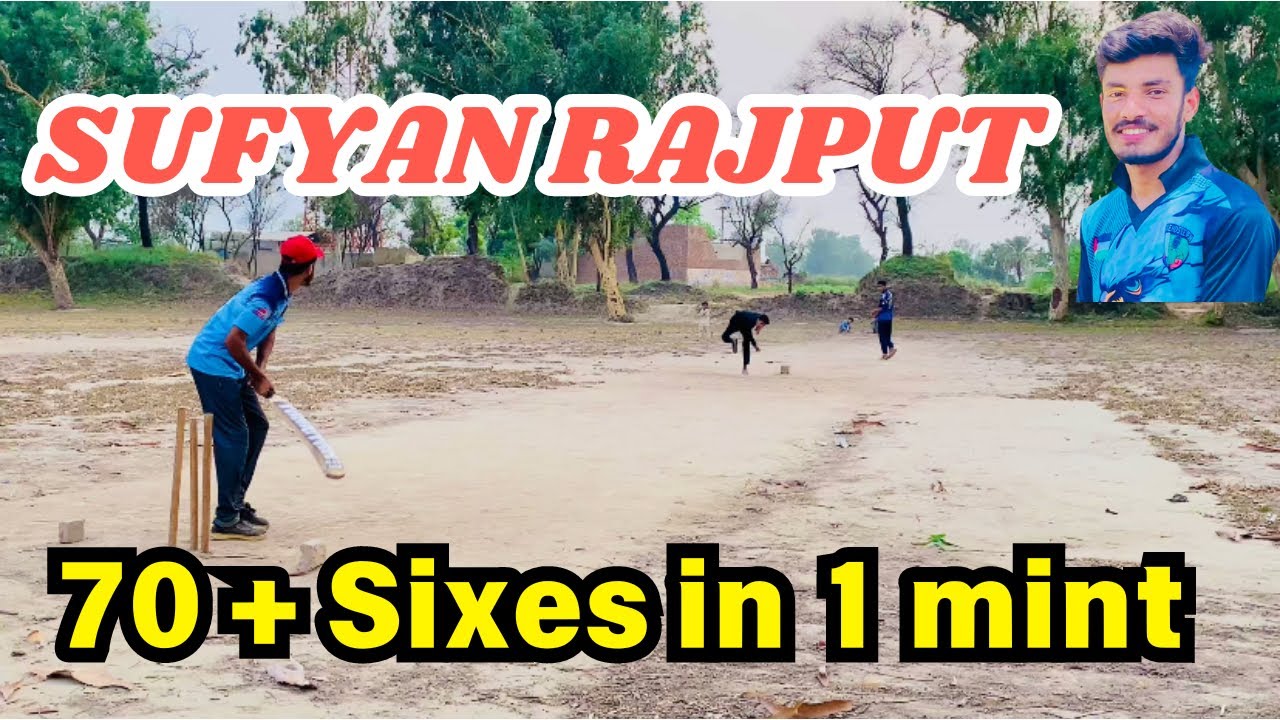 70 plus Sixes in 1mint | Sufyan Rajput | Some beautiful edits ...