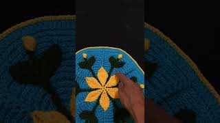 Crochet Doily with 3D Design