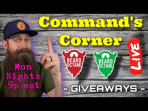 Command&rsquo;s Corner LIVE ft. Beard Octane - Crazy GIVEAWAYS!