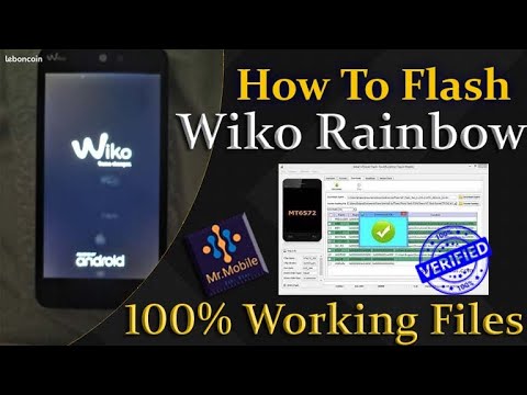 Wiko Rainbow Flash Official Firmware || Stock ROM || Dead Boot Repair { Full Guide }