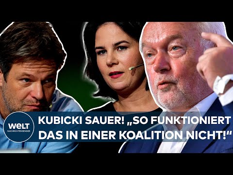 WOLFGANG KUBICKI UND DIE GRÜNEN: "So funktioniert das in einer Koalition nicht!"