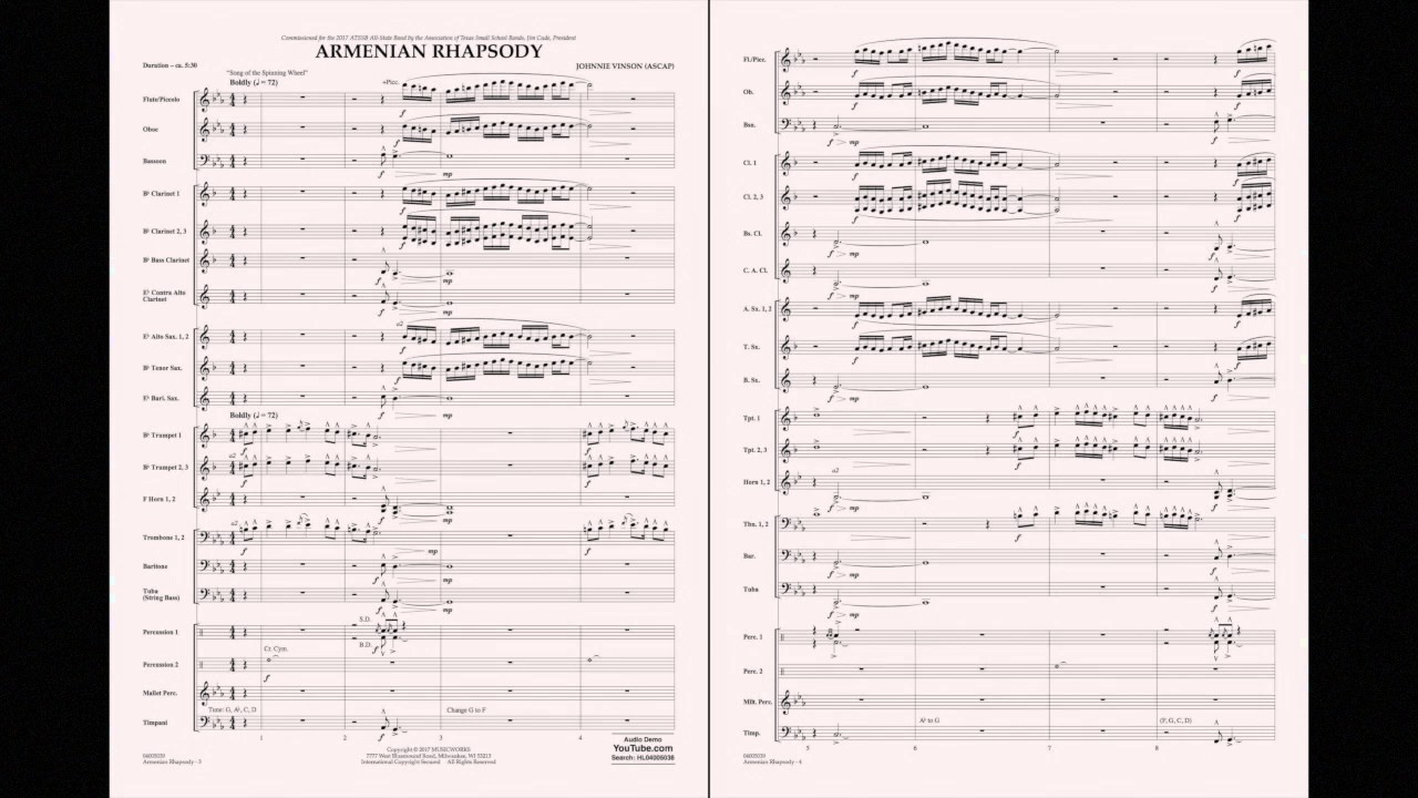 Armenian Rhapsody by Johnnie Vinson