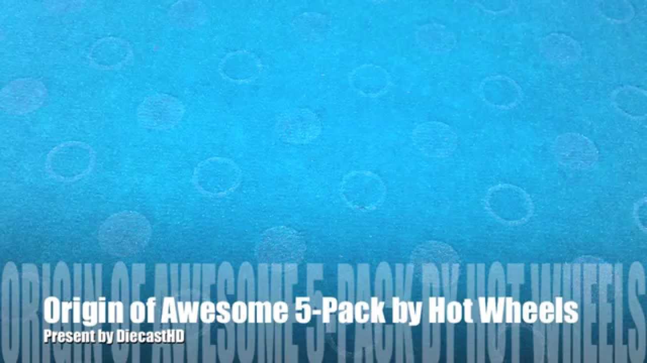 CHECK IT OUT!!!  Origin of Awesome 5-Pack (Treasure Hunt ??? ) Team Hot Wheels