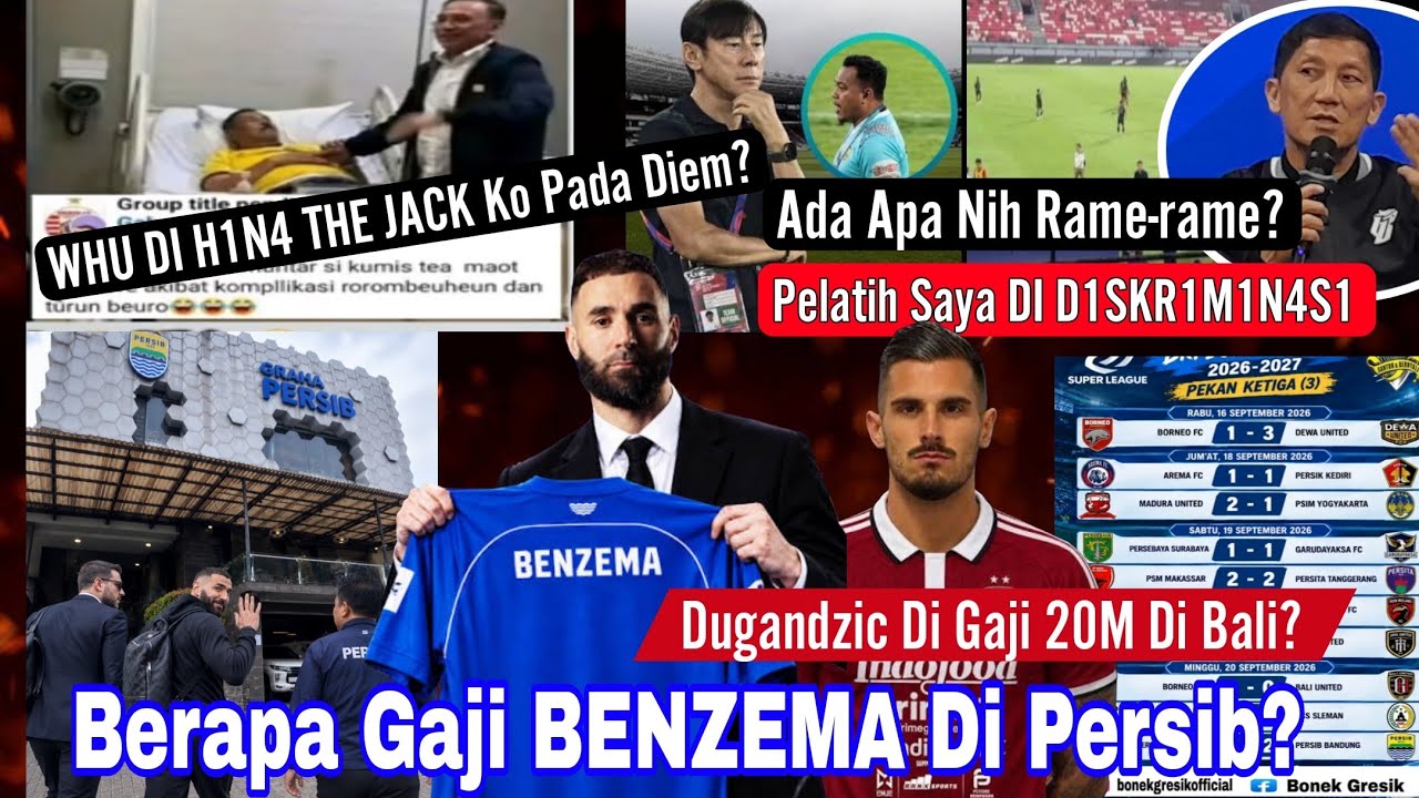 Dugandzic Gaji 20M Di Bali, Benzema Di Persib? 😱 STY Kena D1SKR1M1N4S1 Rame, Umuh Muchtar Di H1n4?