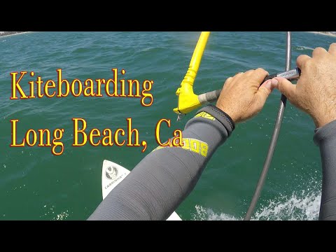 Mikey Mike KiteSurfing Long Beach Belmont Shore Bilateral Knee Replacement 9 months PO Kiteboarding