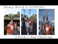 End of the World (as we know it...) | Disney Parks are closing so we did 4 Parks 1 Day!