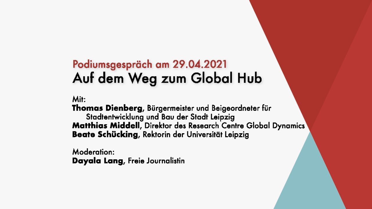 Auf dem Weg zum Global Hub – Podium zur Zukunft des Leipzig Research ...