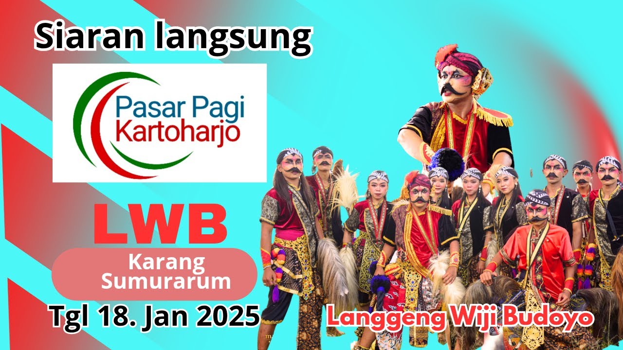 Siaran langsung.. Soreng Idakep Warok LANGGENG WIJI BUDOYO DI PASAR PAGI KARTOHARJO