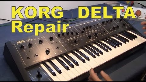 MF#15 korg delta DL-50 vintage analog strings synthesizer repair