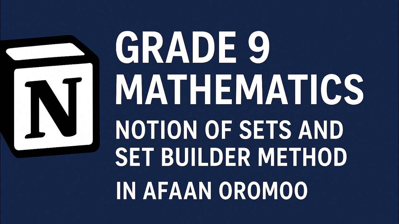 Grade 9 mathematics unit 1 notion of set and set biulder method in ...