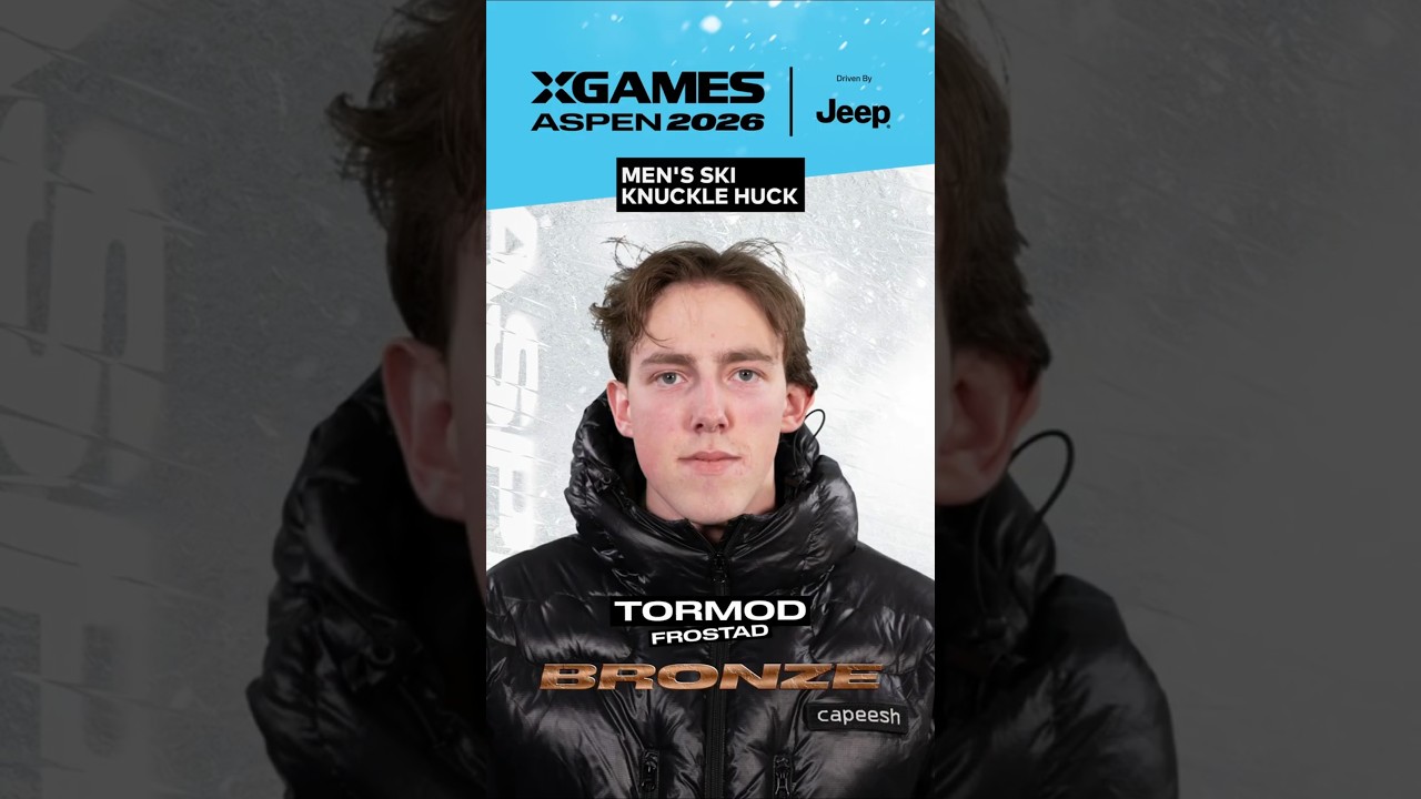 Tormod Frostad Bronze Medal run in Men's Knuckle Huck at X Games Aspen 2026