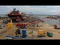 R.B. WEEKS Transfer to Launch Way - Eastern Shipbuilding Group, Inc.