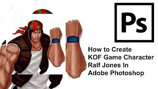 How to create KOF Character Ralf Jones In Adobe Photoshop screenshot 1
