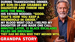 My Son-in-Law Slammed My Daughter Into a Wall at Thanksgiving… So I Made One Call—Then 12 Black E...