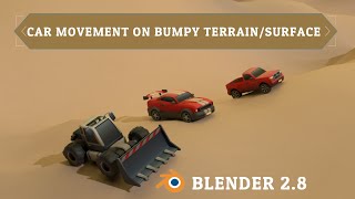 Move Object on Terrain || Keep Objects Stick to Ground ||  Blender 2.8 Wealth