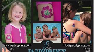 Paddyprints Glitter Body Art Demo 2017