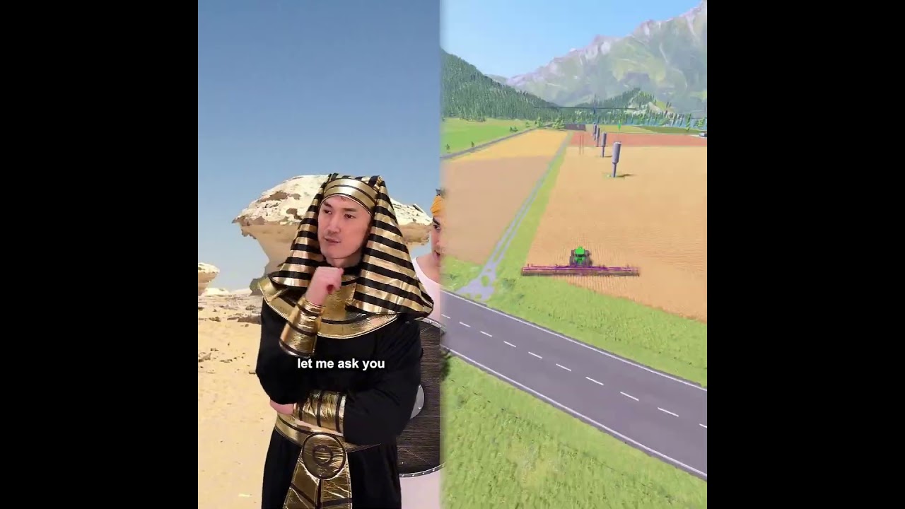 The invention of glass...