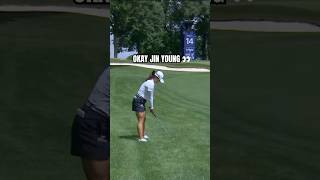 Jin Young Ko bringing some heat from the fairway 🔥