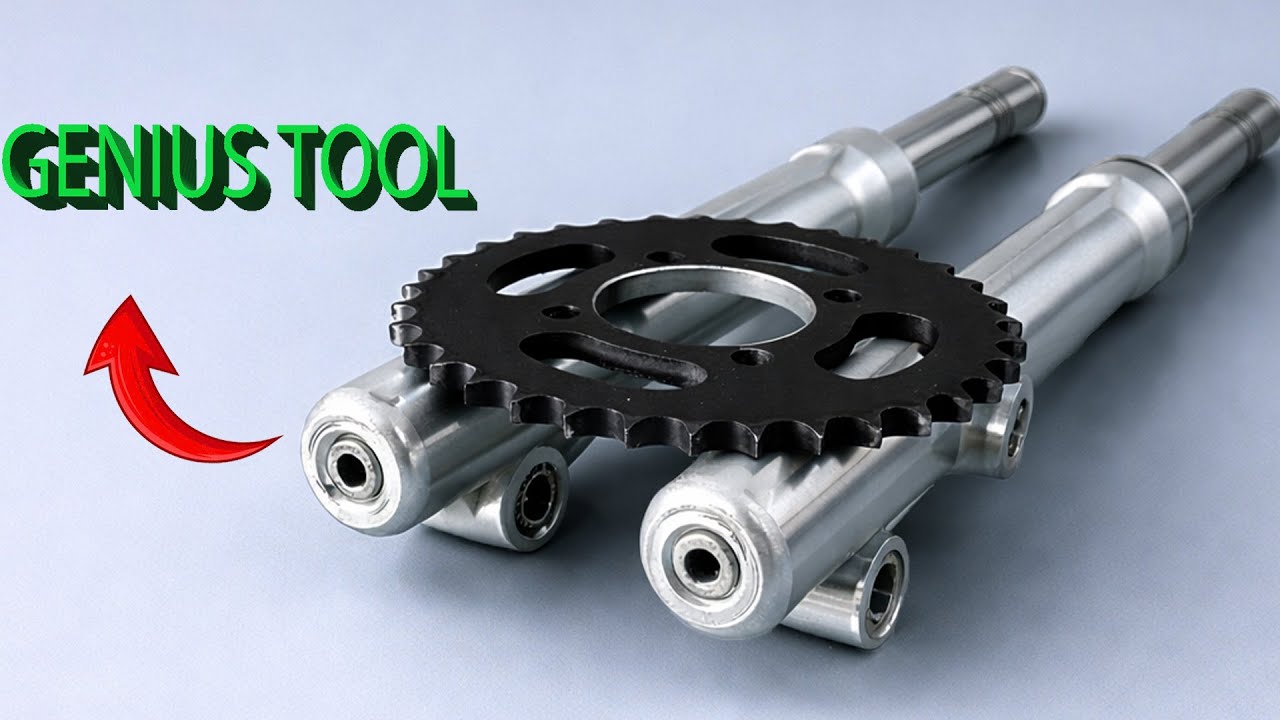 Не выбрасывайте старые мотоциклетные амортизаторы — превратите их в гениальный инструмент!