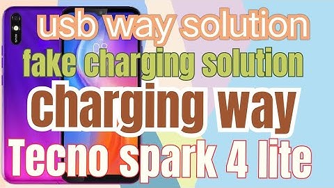 tecno spark 4 lite fake charging problem solution #tecno #tecnospark4