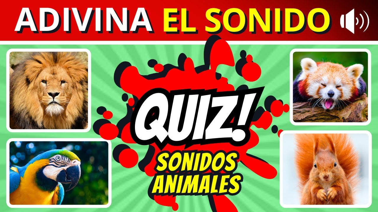 Adivina el ANIMAL por el SONIDO 🐸🐷 PlayQuiz Trivia 🦁🤔 Play Quiz de ...