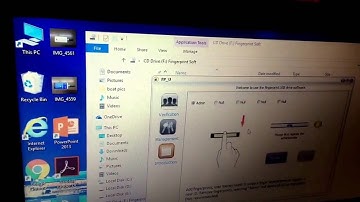 How to use Biorec fingerprint USB drive