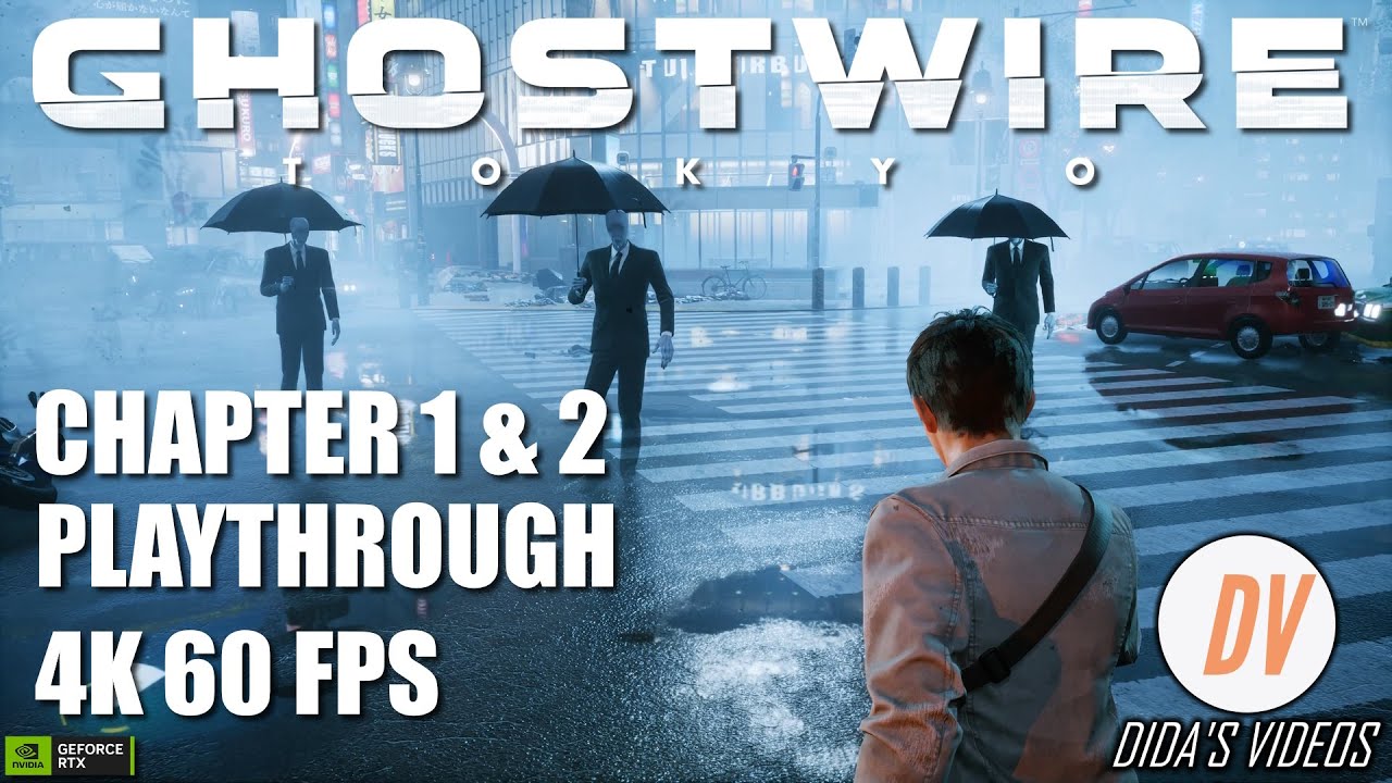 Ghostwire Tokyo Chapter 1 & 2 Hard Difficulty // PC 4K 60 FPS with Ray ...