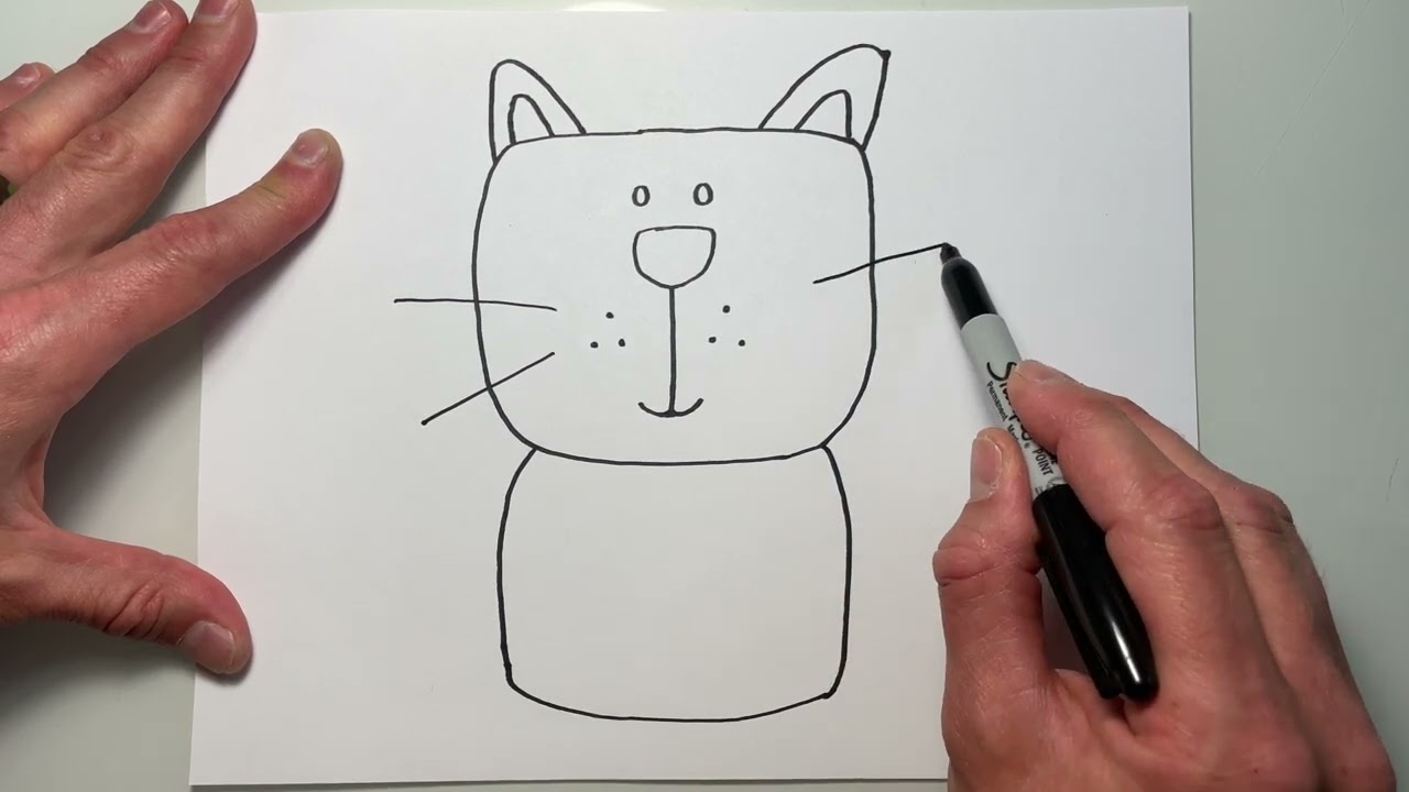 How to Draw a Happy Heart Eyes Smiling Emoji Doodle for Kids! Easy