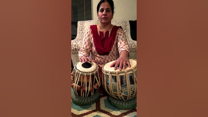 How to play a Tabla Bol/Note (TA or NA) on a twin hand drums called TABLA & DAGGA.
