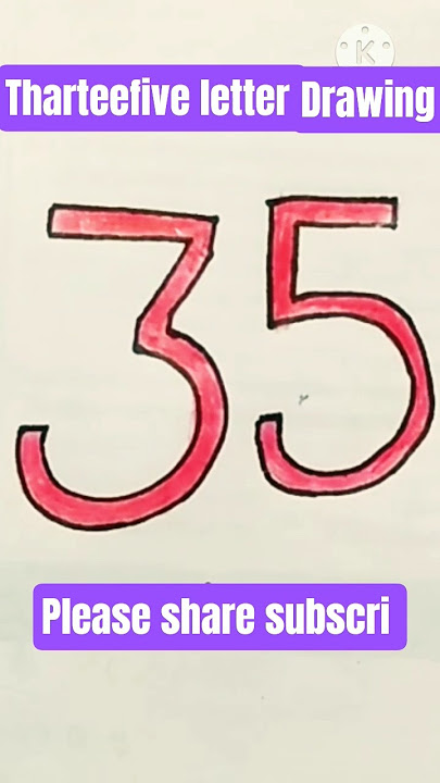 35 letter drawing l easy Tharteefive letter drawing l easy beautiful Drowing step by step tharteefiv