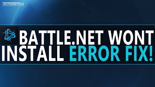 How To FIX Battle.Net Installation Error - (Quick & Easy)