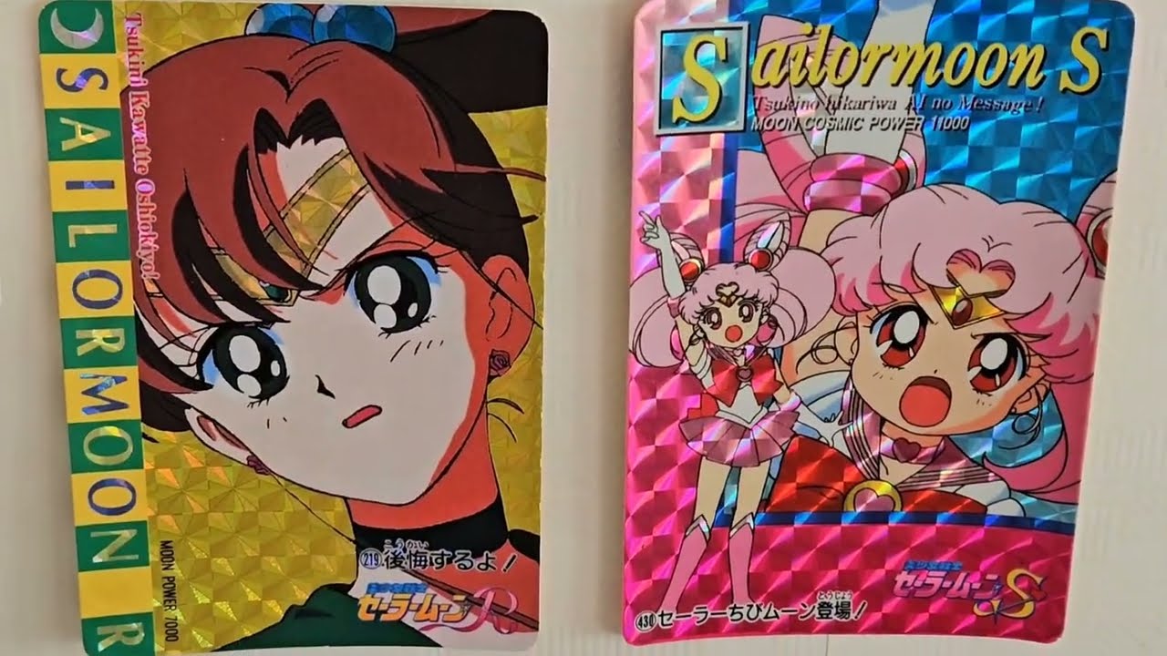 90s Sailor Moon Card Unboxing✨ My complete collection💖 - YouTube
