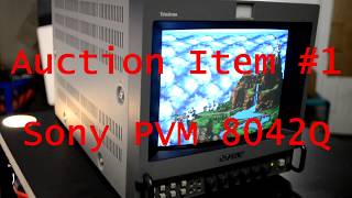Auction Item - Sony Pvm 8042Q Trinitron Crt Monitor
