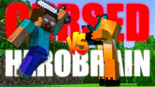 I Fought With HEROBRINE In Minecraft । Most Cursed Mod Of Minecraft