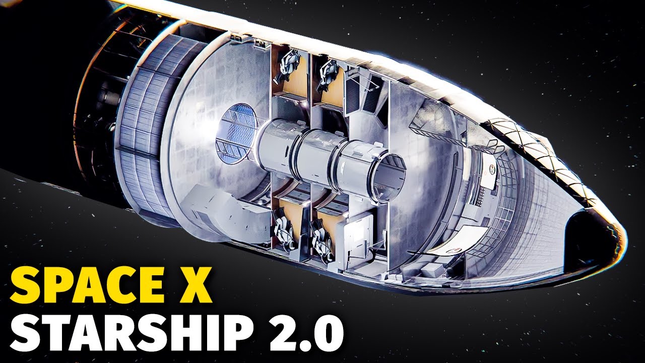 Inside The SpaceX Starship 2.0 And What Will Need To Be In Mars