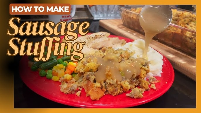 Thanksgiving Stove Top Stuffing with Sausage - The Mommy Mouse Clubhouse