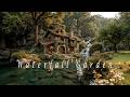 Wasserfallgarten Cottage Tiefenentspannende Meditationsmusik Friedliche Naturatmosphäre Zum E
