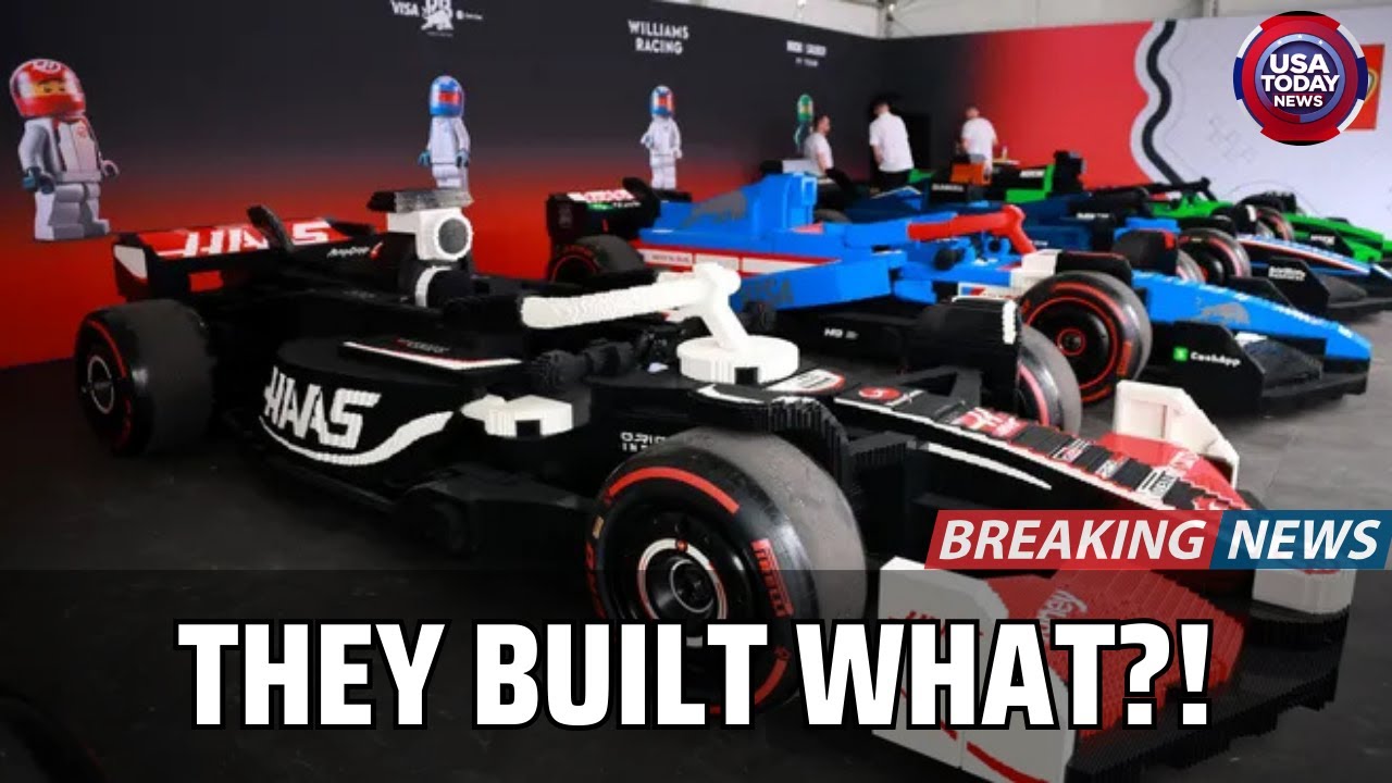Lego F1 Cars Stun the Paddock at 2025 Miami Grand Prix! 😲🏎️ । USA TODAY NEWS