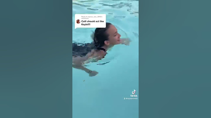 KALLI ACTS LIKE ME IN THE POOL 🫣🤭… #shorts