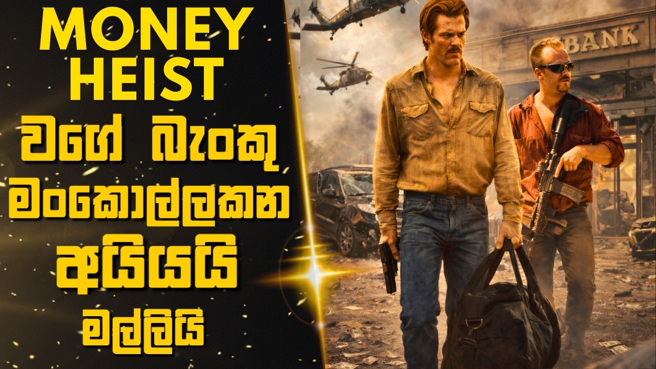 Money Heist වගේ බැංකු මංකොල්ල කන අයියයි මල්ලියි🎬Sinhala Moviereview | 2025 new films
