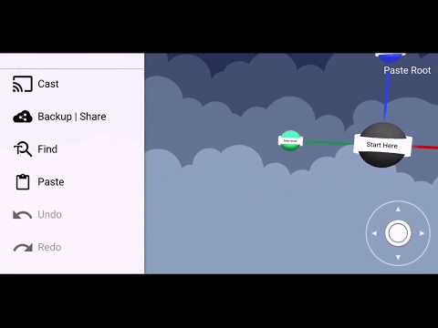 How to paste a root node in Mind Map AR