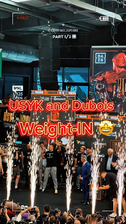 Usyk vs Dubois: Face-Off Near Wembley Gets HEATED! 🔥🇺🇦🇬🇧 #wembley #boxing