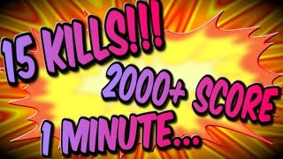 Spawn Rush Fringe, 15 Kills, 2000 Score, 1 minute WOW!!! (Call of Duty:Black Ops 3)
