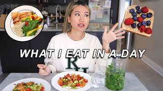 ⁣What I Eat In A Day | EASY + HEALTHY(ish) RECIPES!