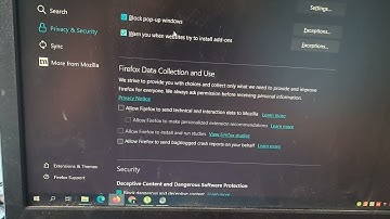 How to stop Firefox desktop notifications in windows 10
