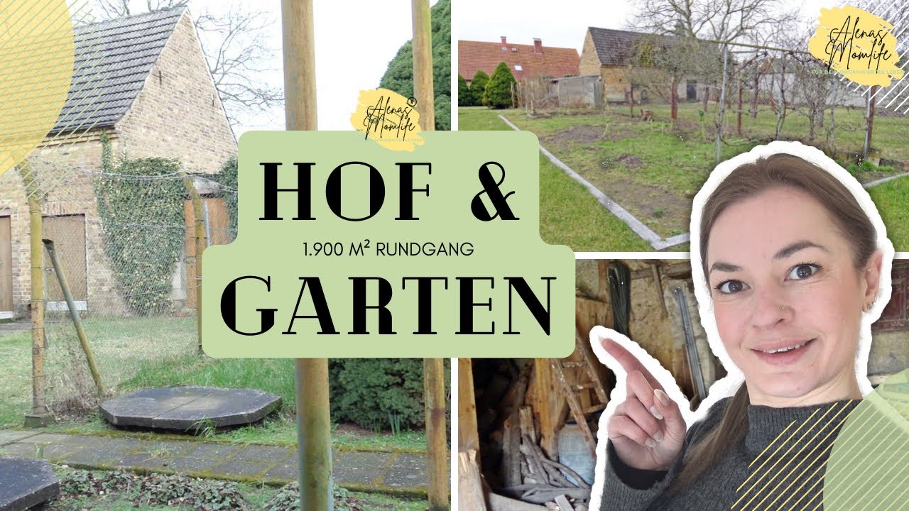 1.900 m² Hof mit Garten 🏡 SELBSTVERSORGER - TRAUM wird wahr 😍