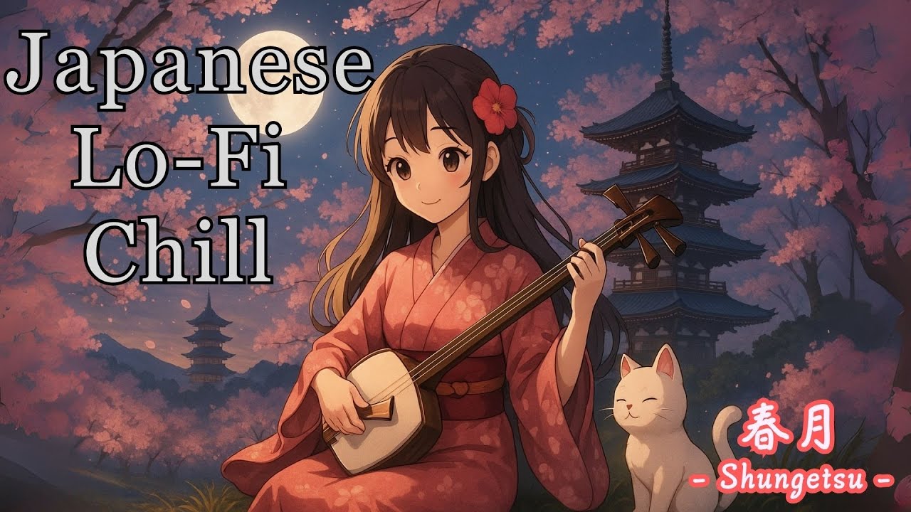 Japanese Lofi Chill Music – Study & Relax | 春月 -Syungetsu- | 作業用BGM