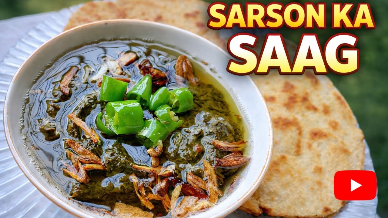 Sardion ki shan sarson ka saag|village vibes sarson ka saag 