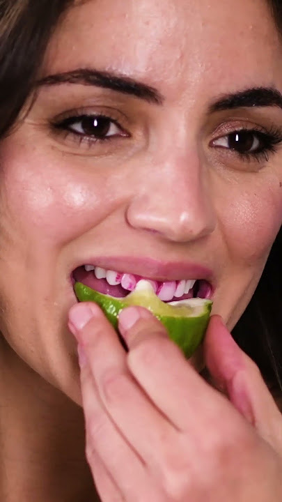 How to remove teeth stains quick #shorts